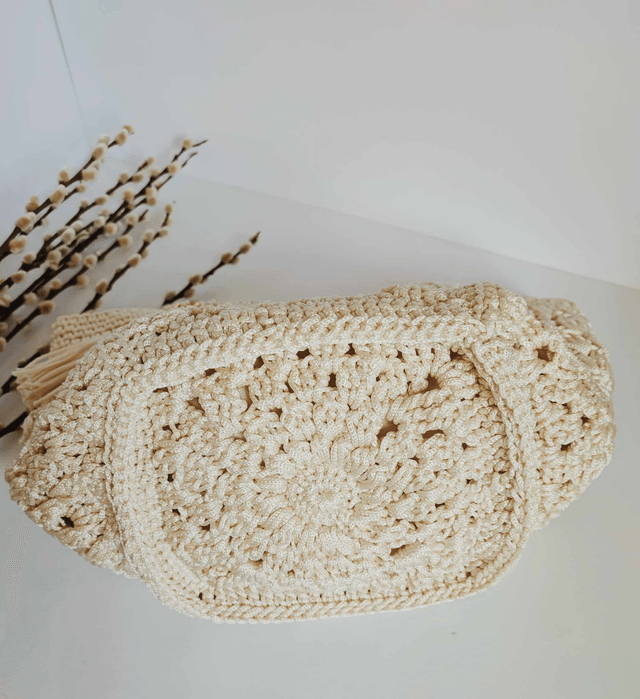 Aurora Sac fourre-tout au crochet | sac au crochet | sac à main bohème | sac bohème
