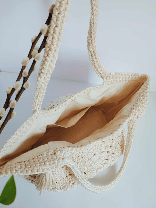 Aurora Sac fourre-tout au crochet | sac au crochet | sac à main bohème | sac bohème