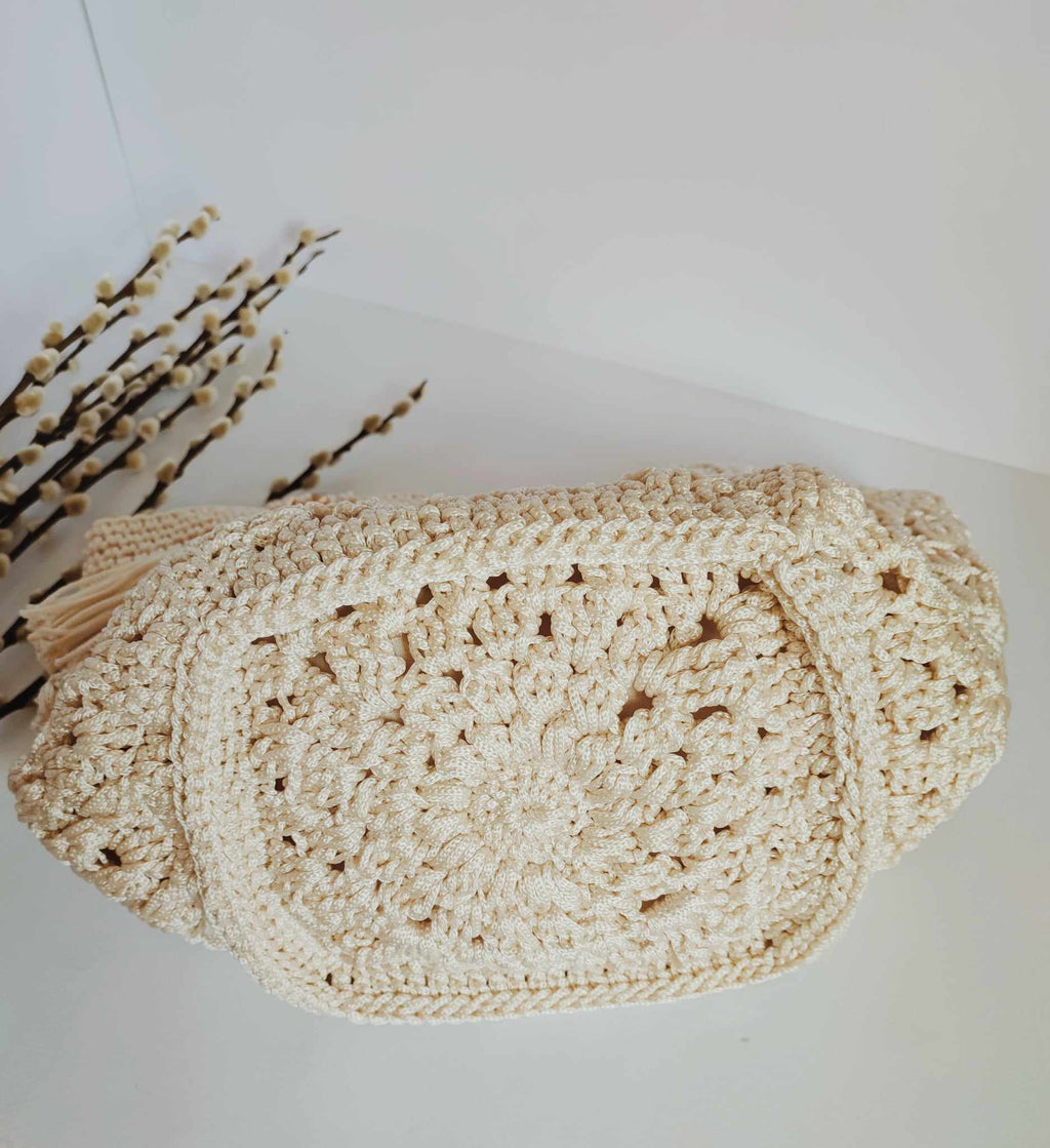Aurora Sac fourre-tout au crochet | sac au crochet | sac à main bohème | sac bohème
