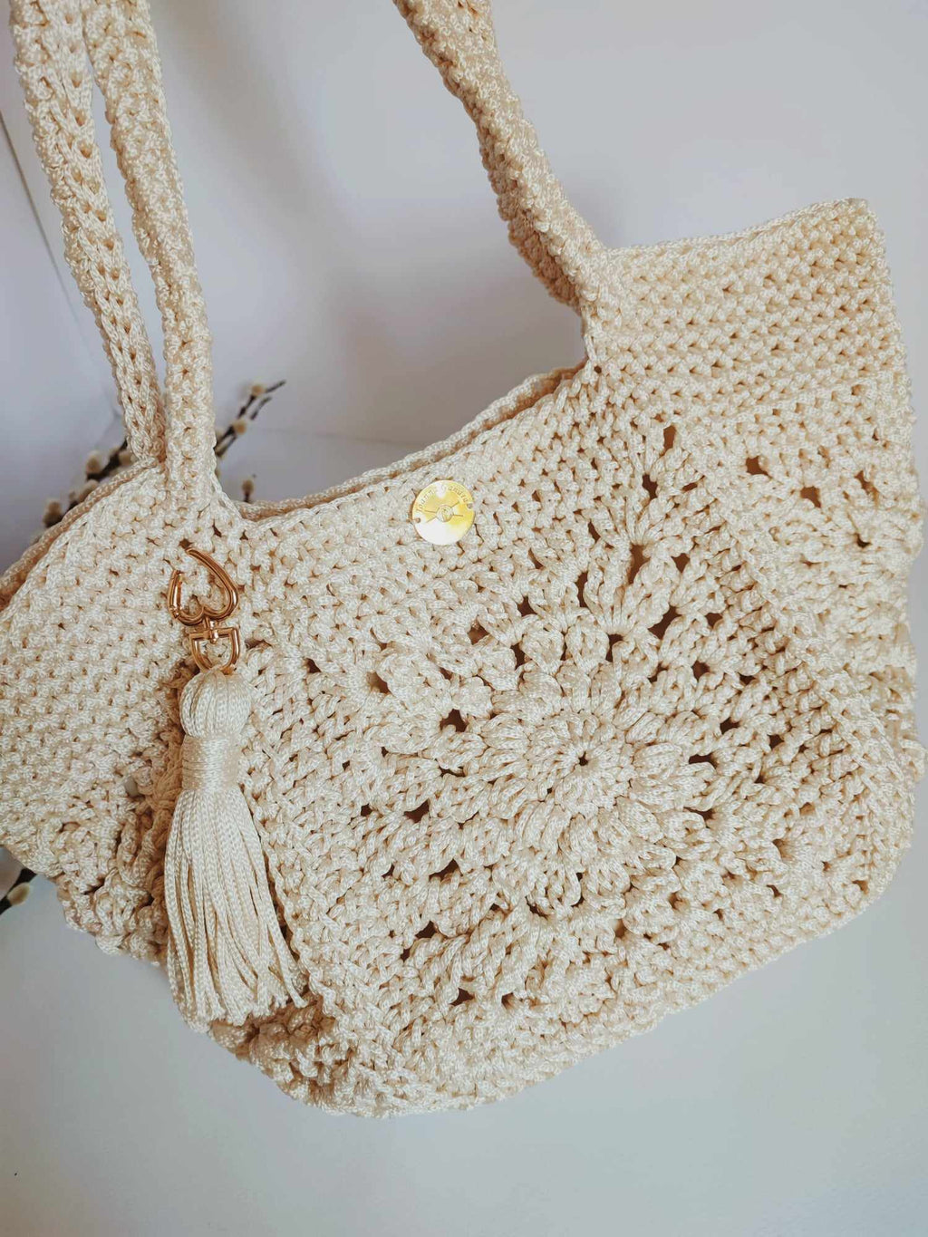 Aurora Sac fourre-tout au crochet | sac au crochet | sac à main bohème | sac bohème