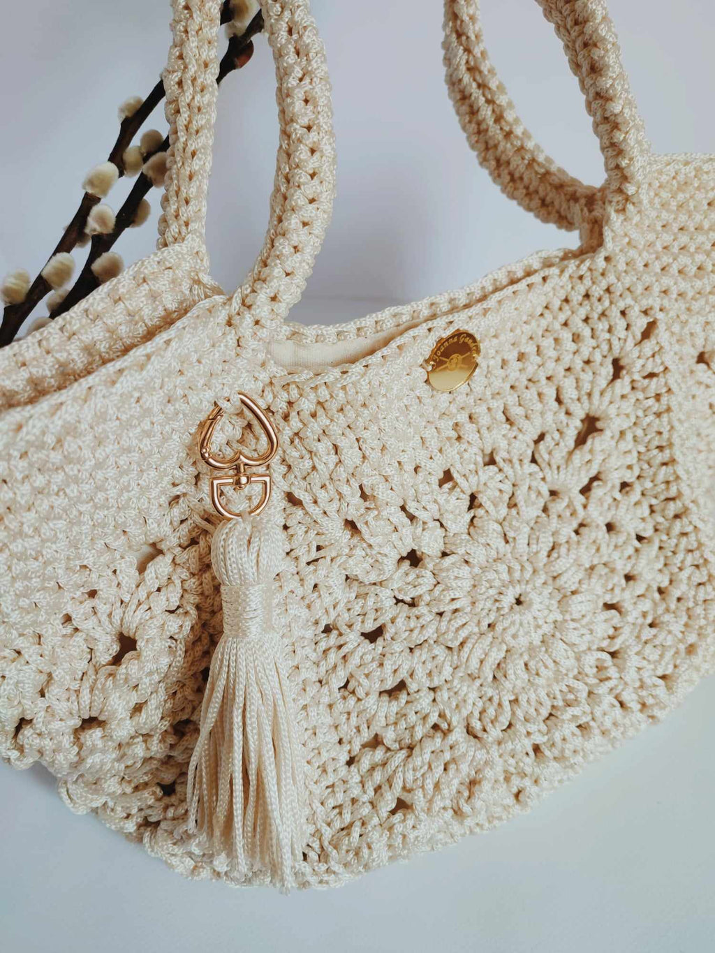 Aurora Sac fourre-tout au crochet | sac au crochet | sac à main bohème | sac bohème
