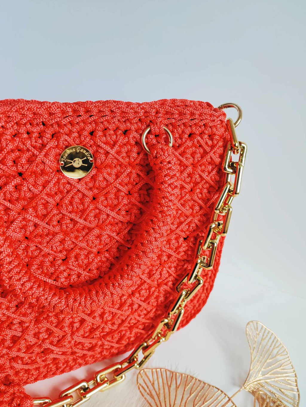 Sac à main crochet femme rouge – Elodie
