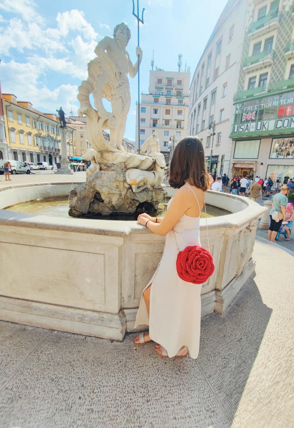 Sac Flora – Sac fleur au crochet fait main