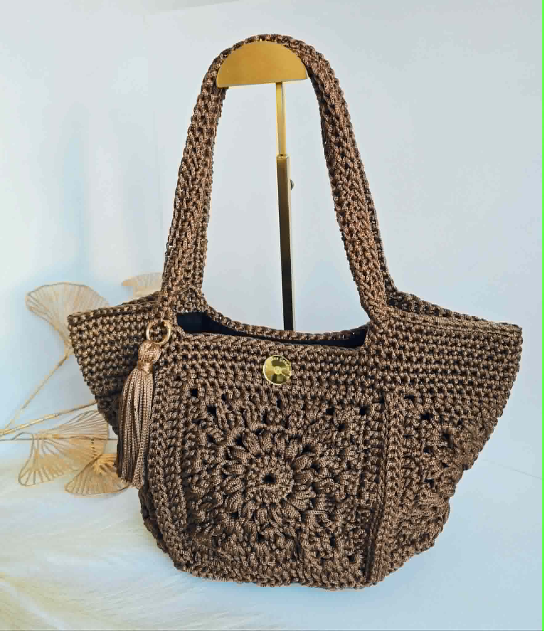 Aurora – Grand sac fourre-tout en crochet
