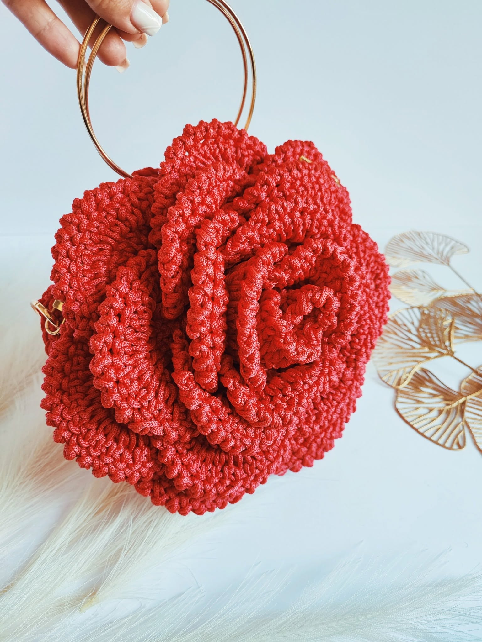 Sac Flora – Sac fleur au crochet fait main