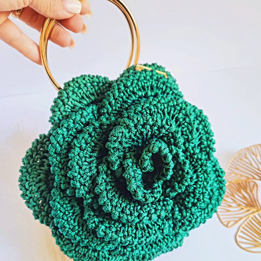 Sac Flora – Sac fleur au crochet fait main