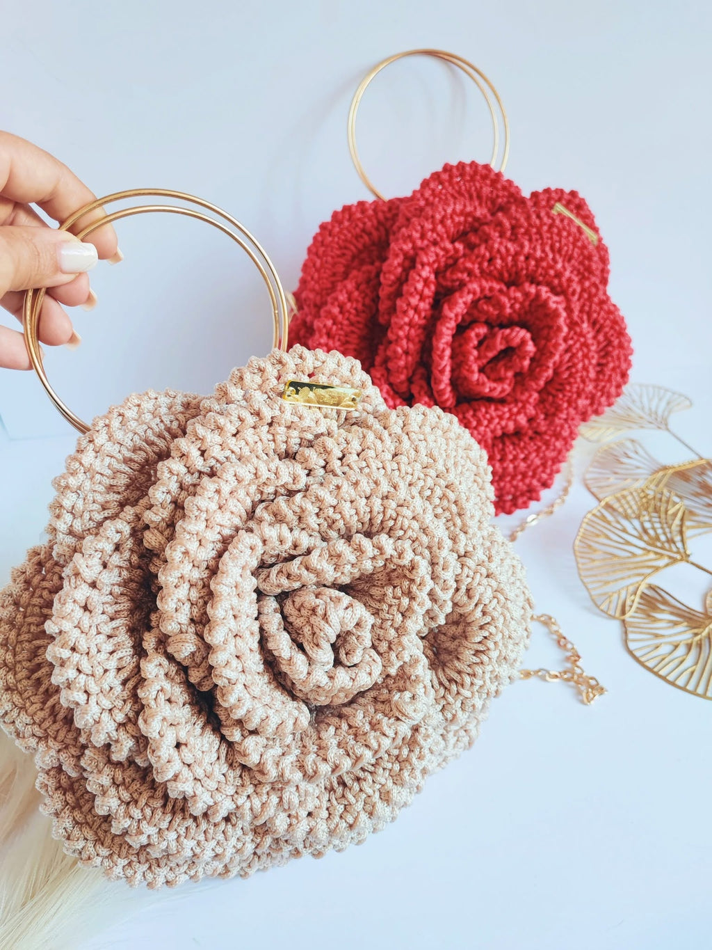 Sac Flora – Sac fleur au crochet fait main